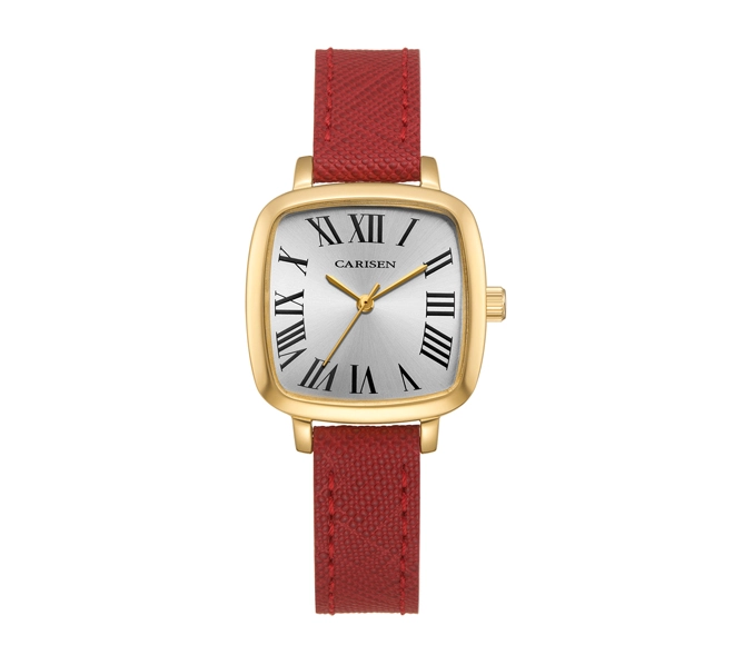 cdt27301 simple high quality stainless steel women quartz watch plain glasslady watches