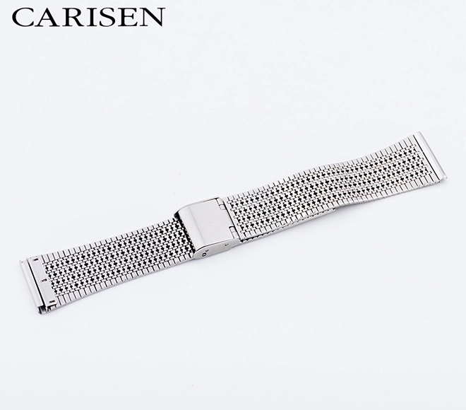 silver watch strap