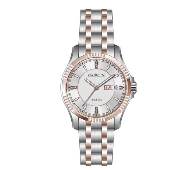 gold chain watch for men