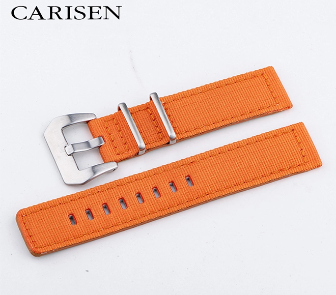 red leather watch strap