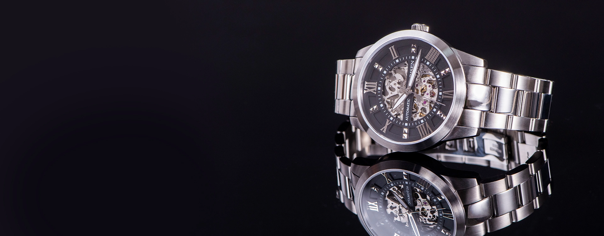 Carisen Titanium Crystal Watch